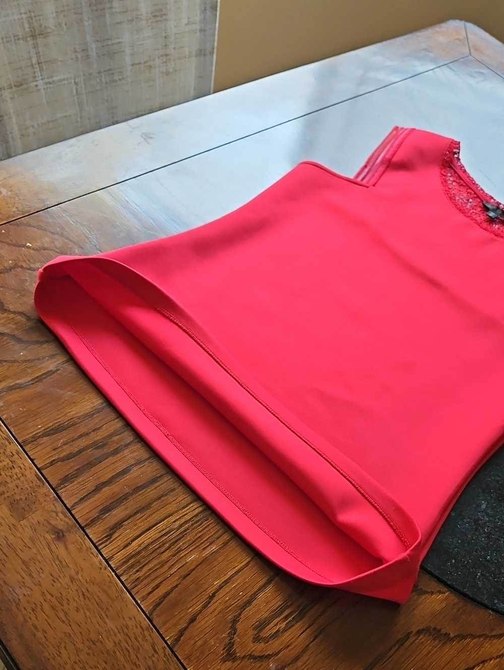 Dynamite Lace Racerback Tank Top S In Cherry Red - Picture 8 of 12